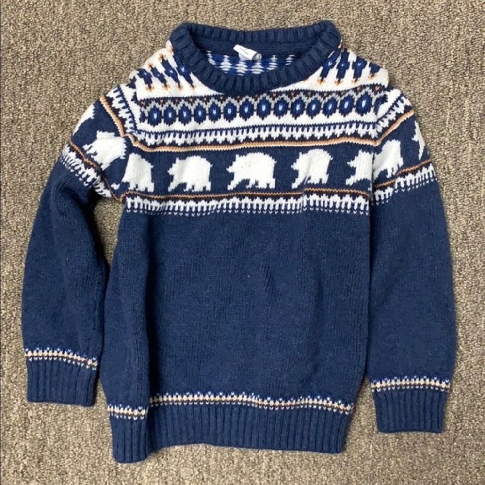 Janie & Jack | Boys Bear Sweater